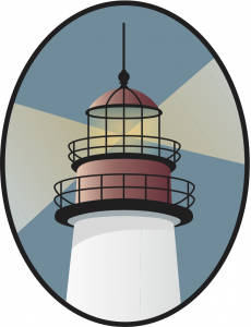 graphic image of light house beaming 