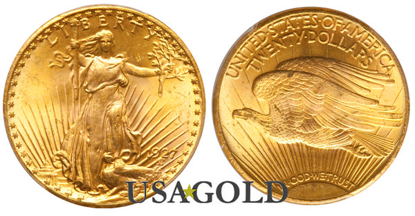 photo of $20 st. gaudens gold coin