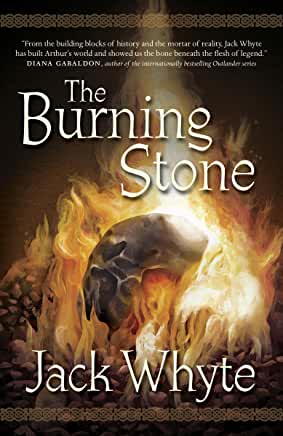 cover of the novel The Burning Stone by Jack Whyte
