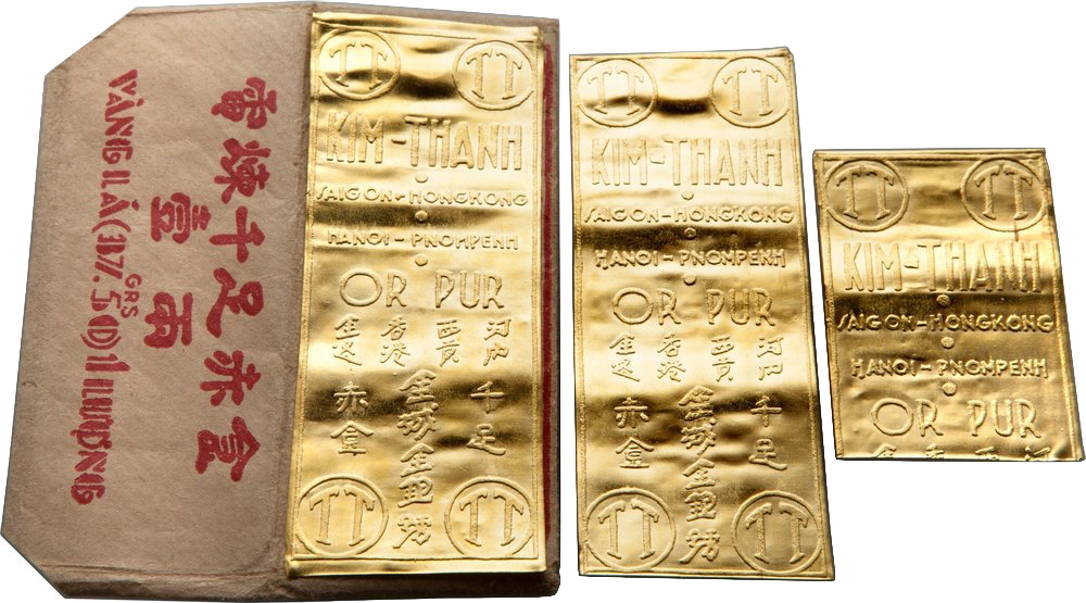 photo of gold Kim Thanh VietNamese gold bars