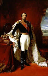 Artist rendering of Napoleon III, French emperor