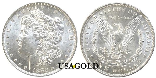 photo of Morgan silver dollar
