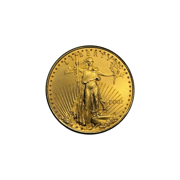 1/2 oz American Gold Eagle Type I obverse