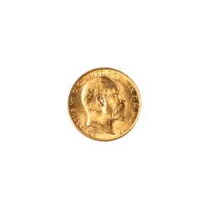 British Sovereign Gold Coin King Edward Front