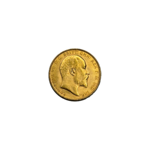 British Sovereign Gold Coin King Edward Front