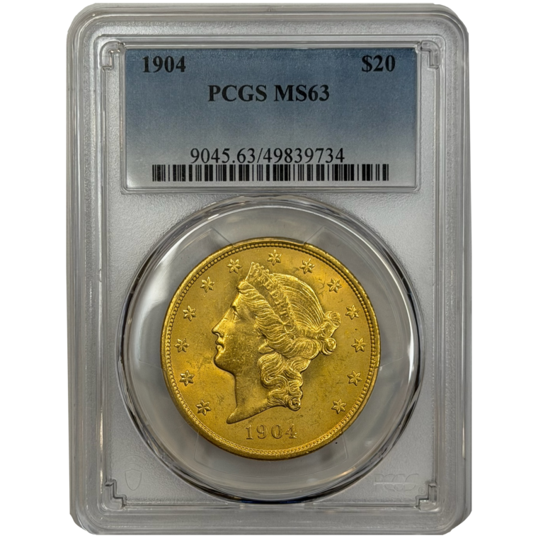 $20 Liberty MS63 PCGS Front