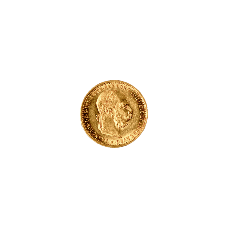 Austria 10 Corona Franz Joseph Laurel Head Front