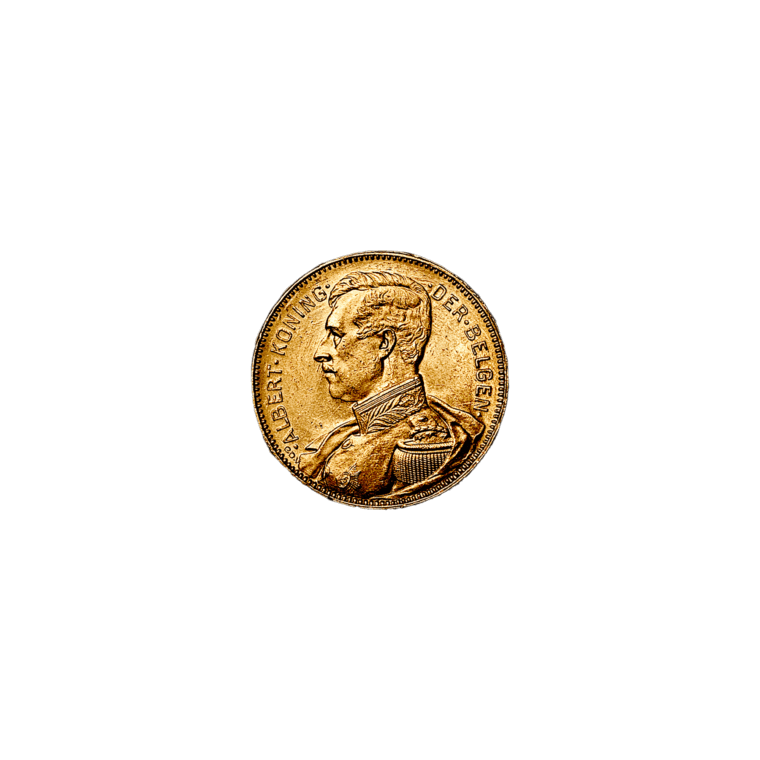 Belgian 20 Francs Albert I Front