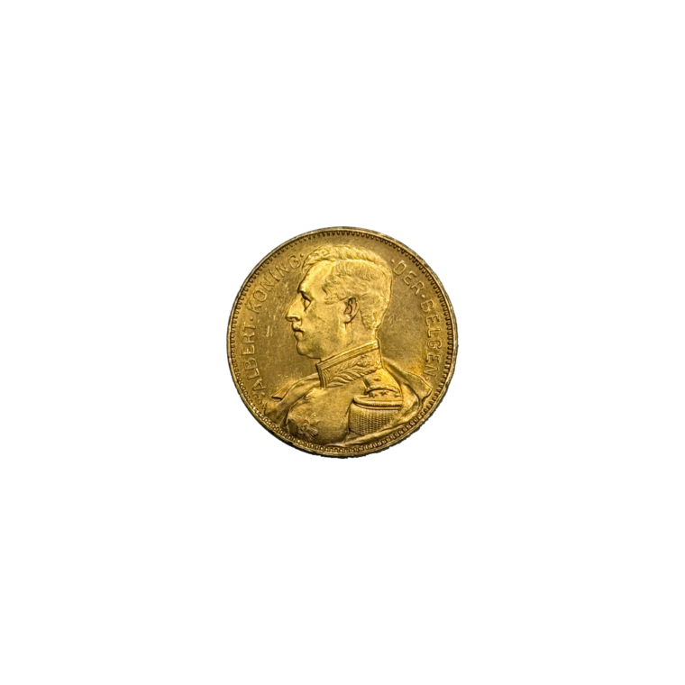 Belgian 20 Francs Albert I Front