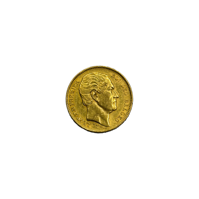 Belgian 20 Francs Leopold I Front