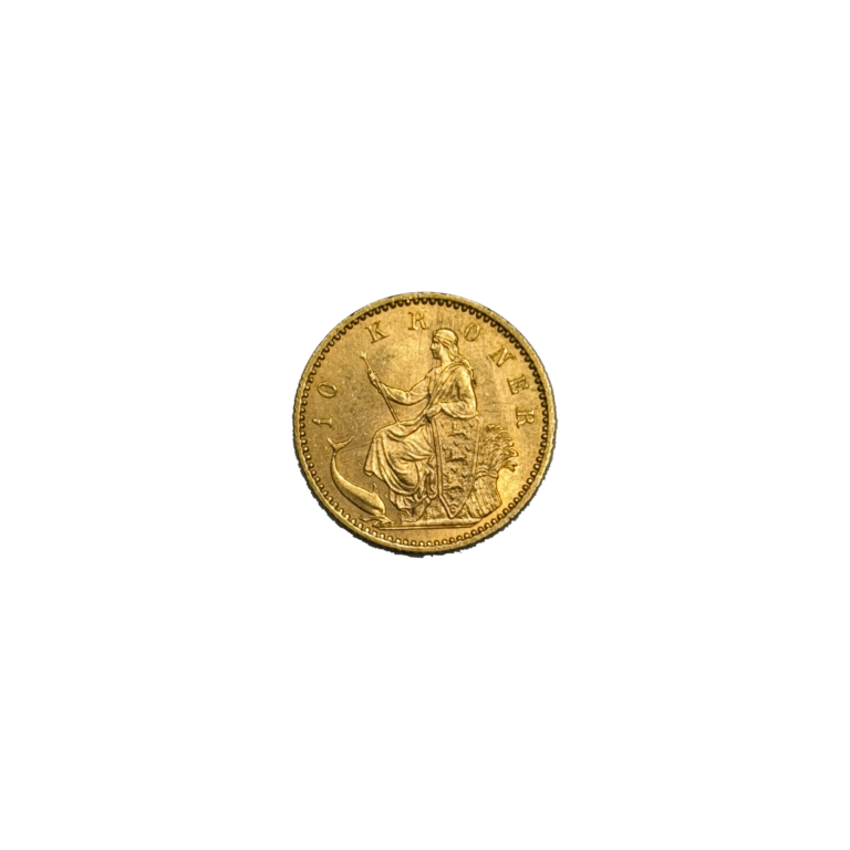 Denmark 10 Kroner Gold Coin — Christian IX | Historic European