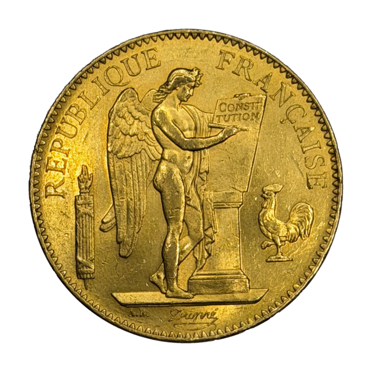 French 100 Francs Angel Front