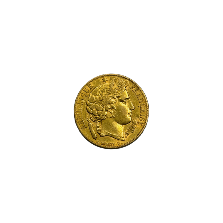 French 20 Francs Ceres Front