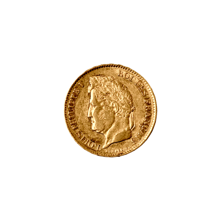 French 40 Francs Louis Philippe Front