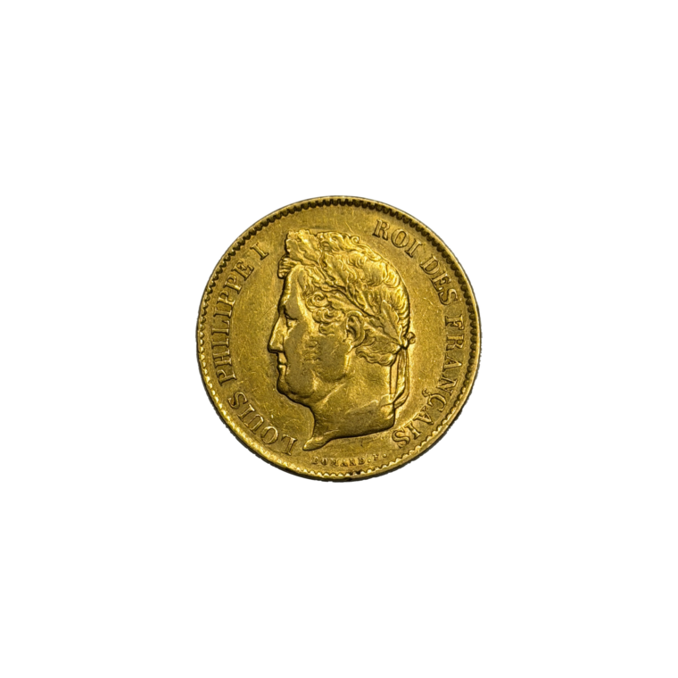 French 40 Francs Louis Philippe Front