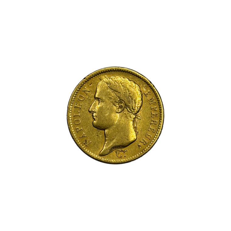 French 40 Francs Napoleon I Front