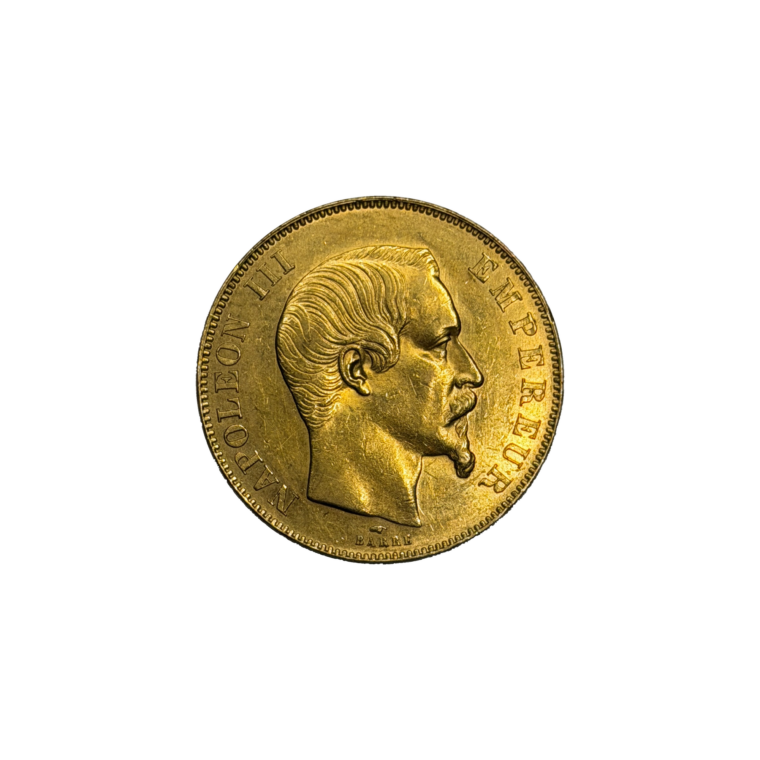 French 50 Francs Napoleon III Front