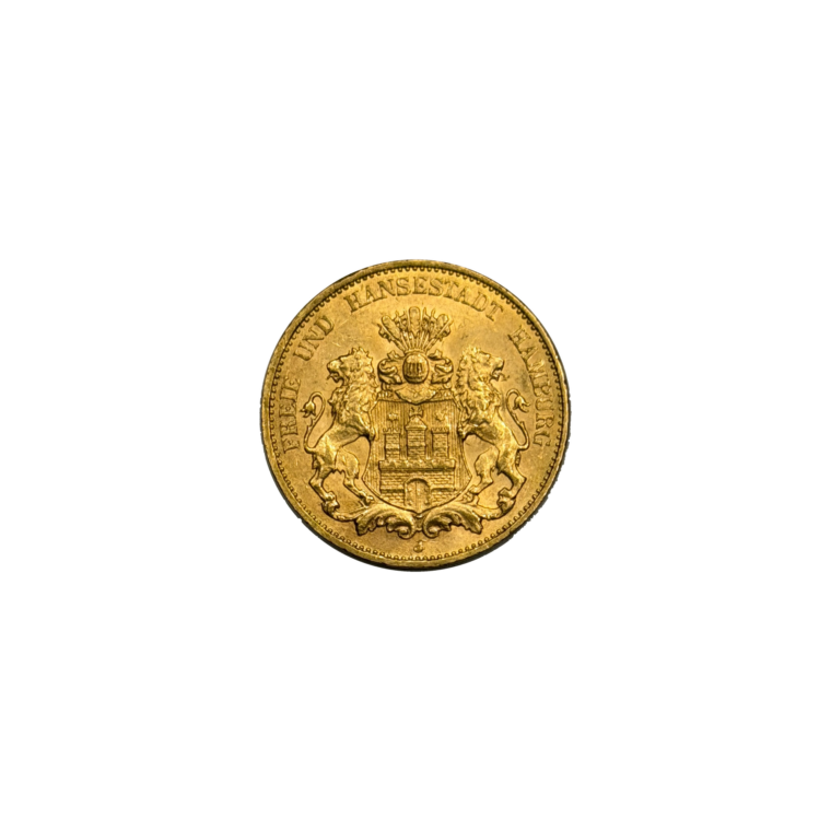 German 20 Mark Hamburg Front