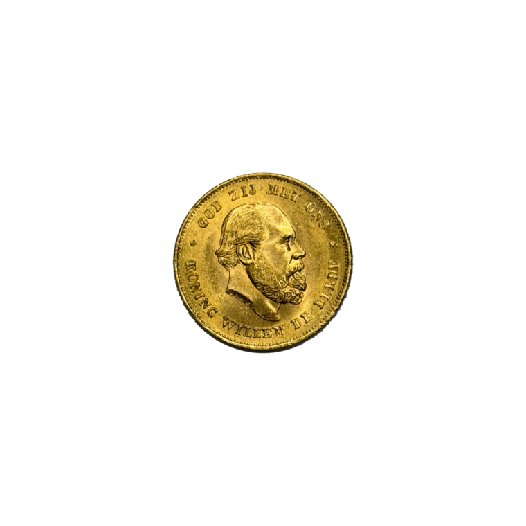 Netherlands 10 Guilder King Willem III Front
