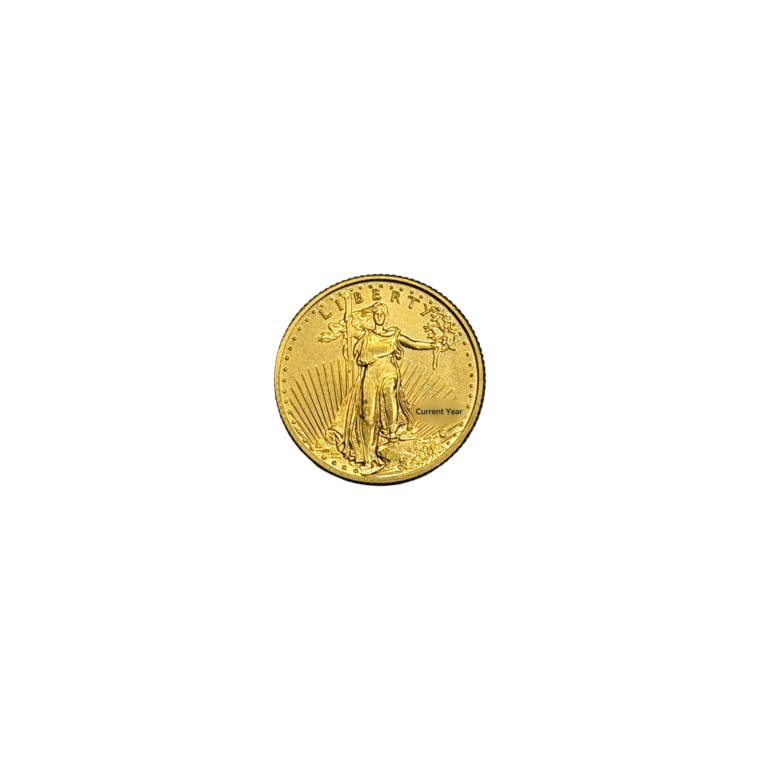 2026 1/10 oz American Gold Eagle obverse — current year