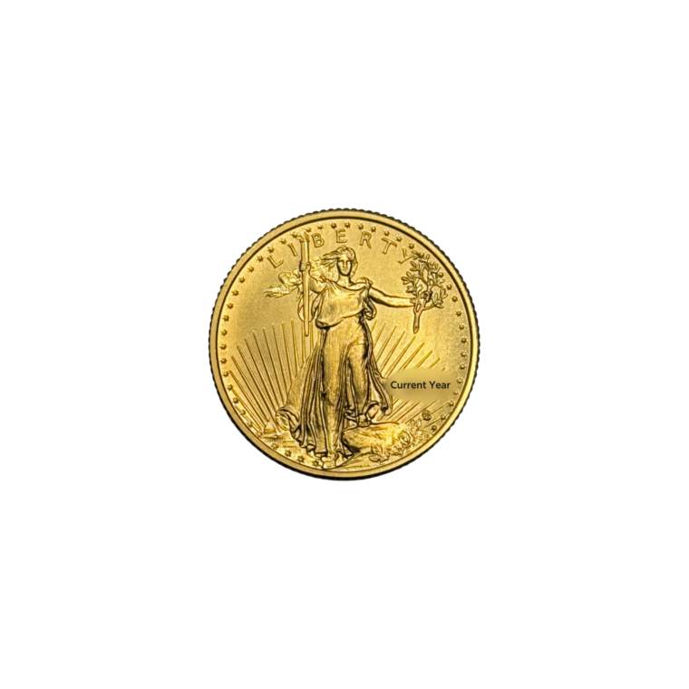 2026 1/4 oz American Gold Eagle obverse — current year