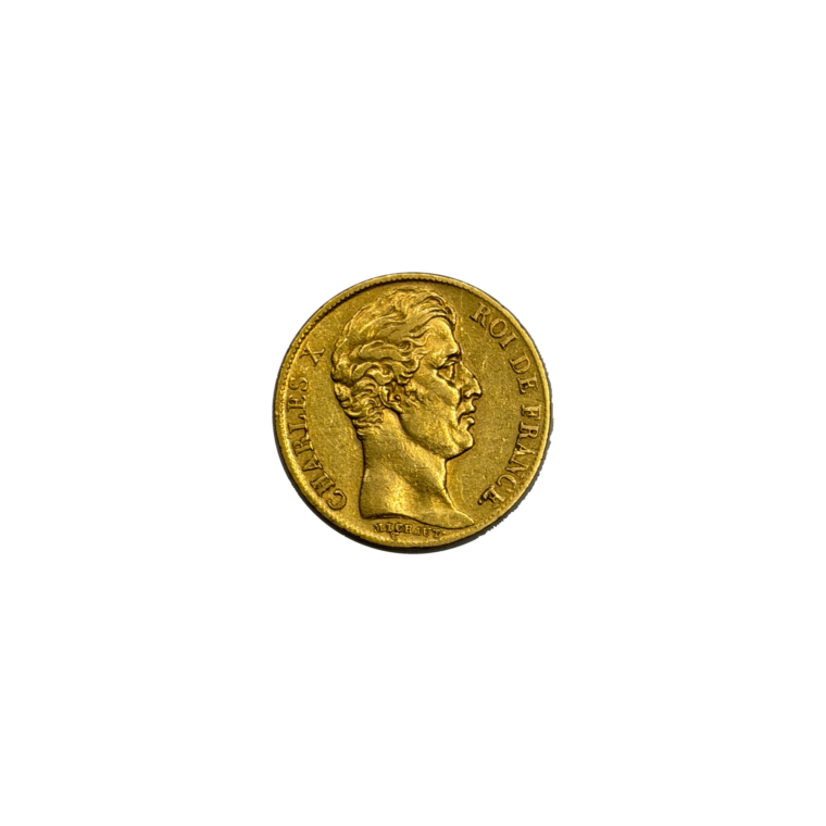 French 20 Francs Charles X Front