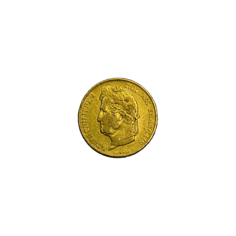 French 20 Franc Louis Philippe Front