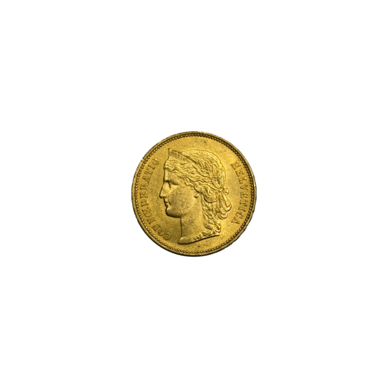 Swiss 20 Francs Confederatio Front
