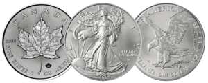Silver Bullion Coins and Bars