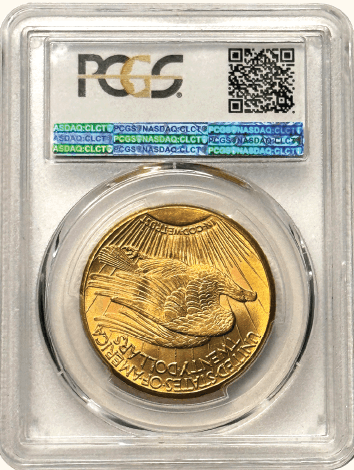 $20 St. Gaudens 1931-D PCGS MS64+ CAC Back