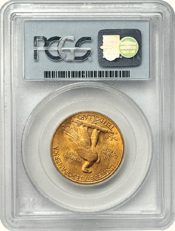 $10 Indian 1920-S PCGS MS62 Back