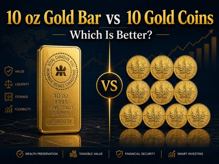 10 oz Gold Bar vs 10 Gold Coins: Which Is Better?