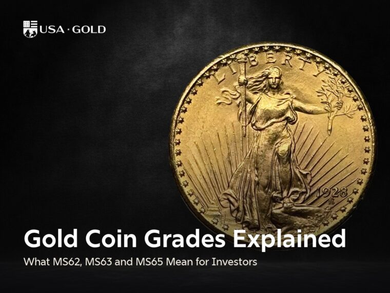 $20 St. Gaudens gold coin — Gold Coin Grades Explained — What MS62, MS63 and MS65 Mean for Investors