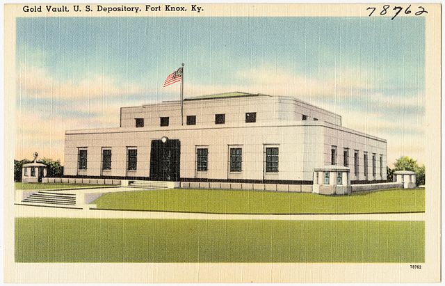 artist rendering of Fort Knox Gold Depository