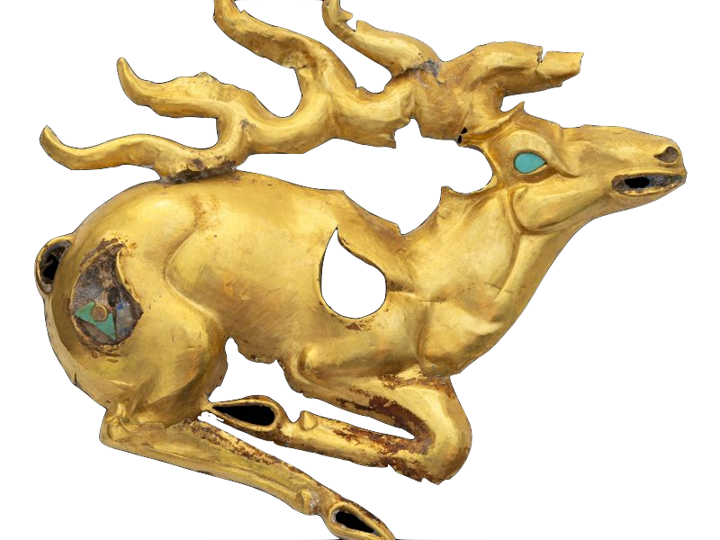 image of gold deer from Fitzwilliam Museum's Kazakhstan's Great Steppe exhibit