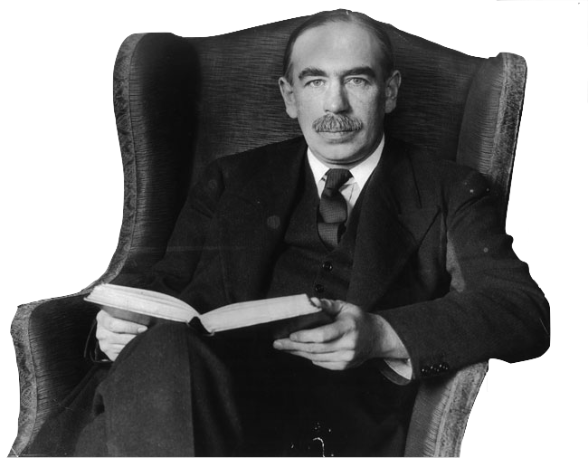 ghostly photograph of British economist John Maynard Keynes before 1913