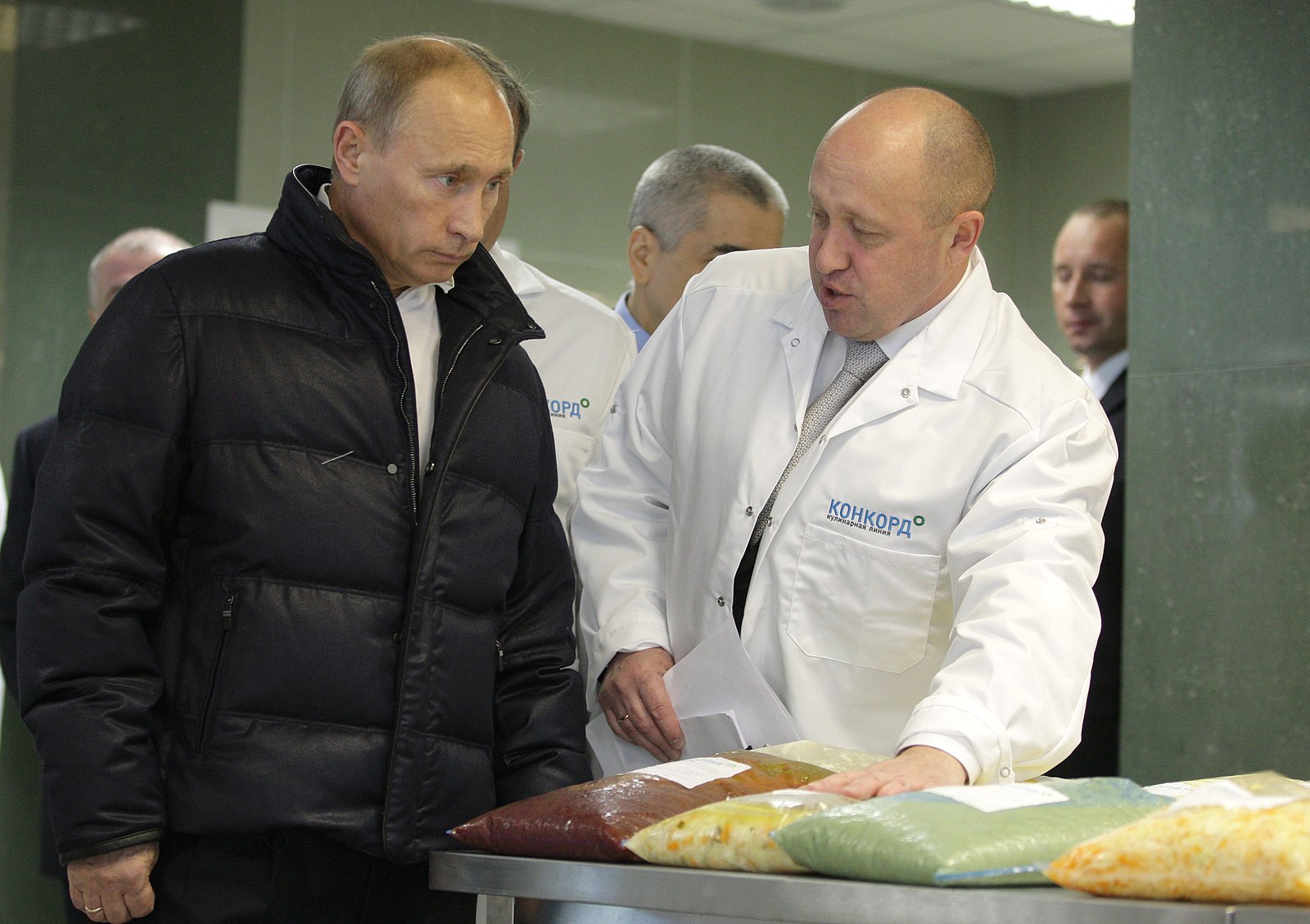 photo of Putin and Prigozhin