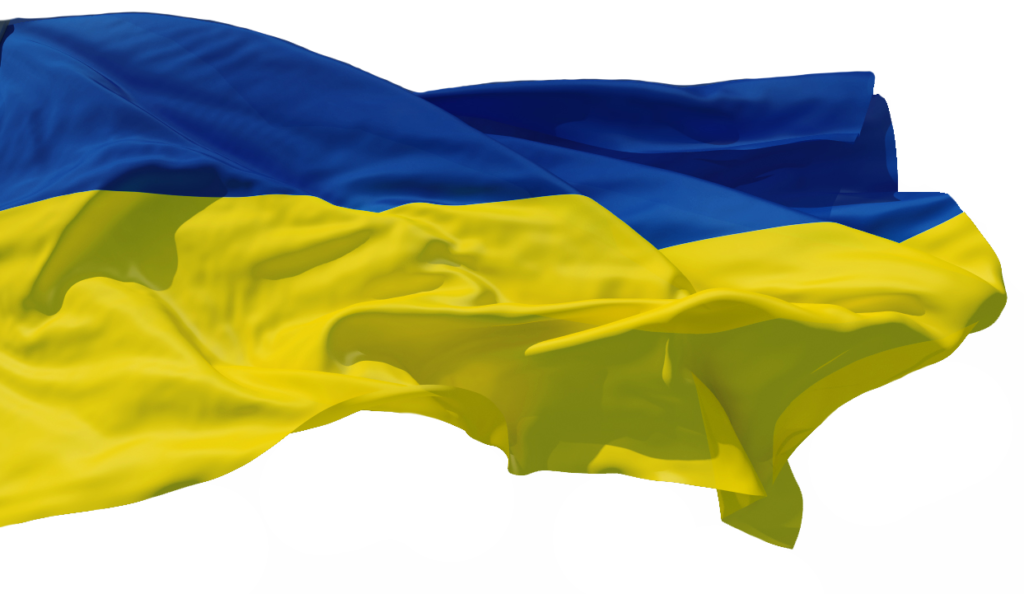 photgraph of Ukraine flag