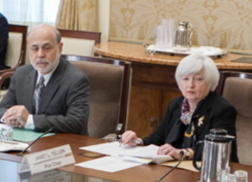 photo of former Fed chairs Bernanke and Yellen