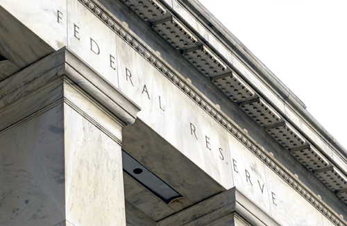 photo of the Federal Reserve Bank headquarters in Washington D.C., facade