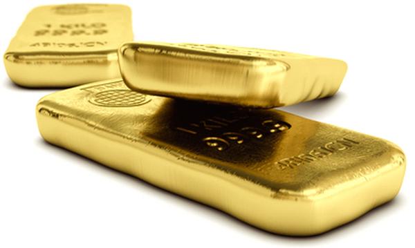 photo of gold bullion bars