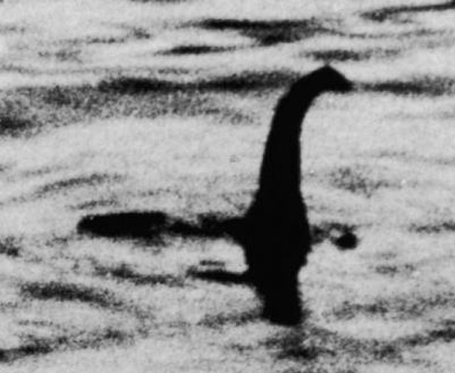 photograph of mythcial loch ness monster