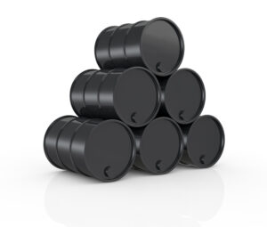 graphic image of oil barrels