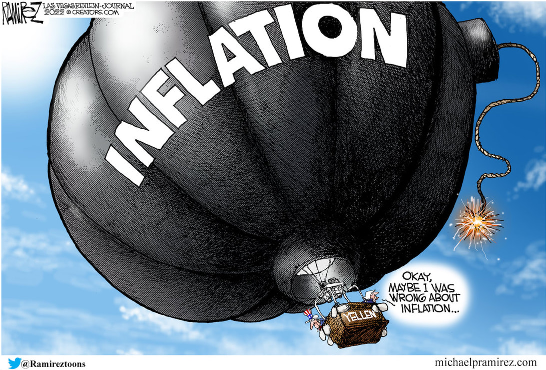Ramirez cartoon on Yellen's botched inflation call